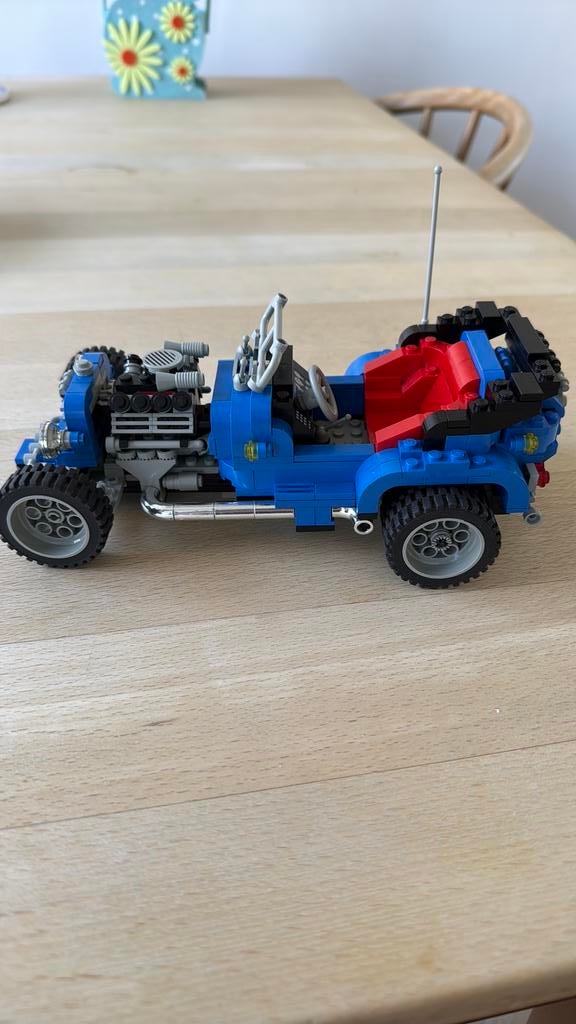 Lego systems 5541 blue fury hot rod, Ophalen of Verzenden, Complete set, Lego