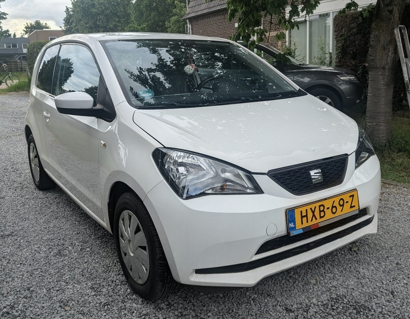 Seat Mii 1.0 55Kw.75PK. 3D.Apk.Airco.2017 Lux uitvoering, Voorwielaandrijving, Stof, 74 pk, Zwart