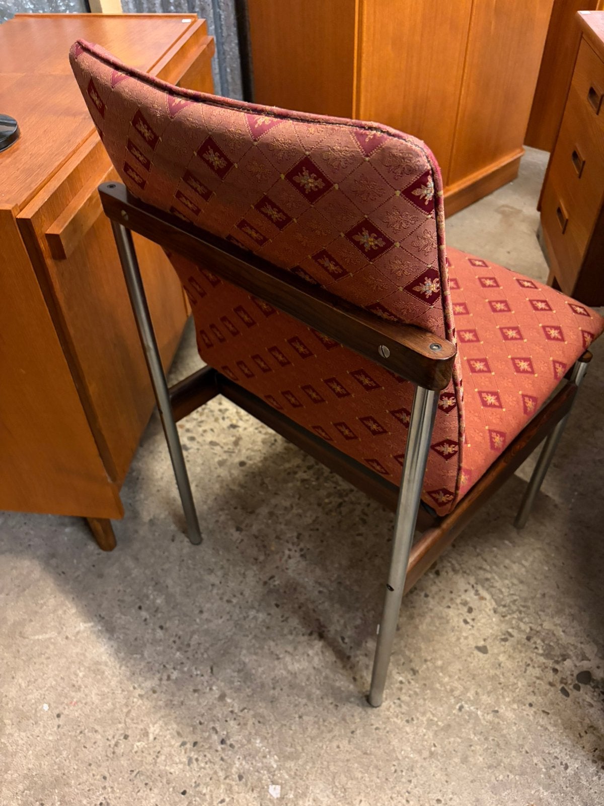Vintage stoel, Ophalen, ., Wit, .