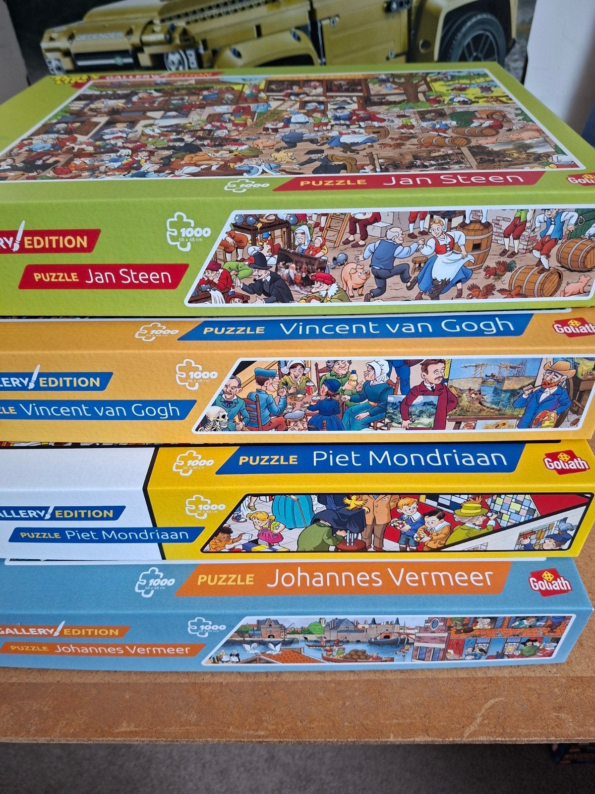 4 That's Life Gallery Edition puzzels 1000 stukjes, Ophalen, Meer dan 1500 stukjes, Zo goed als nieuw, Legpuzzel