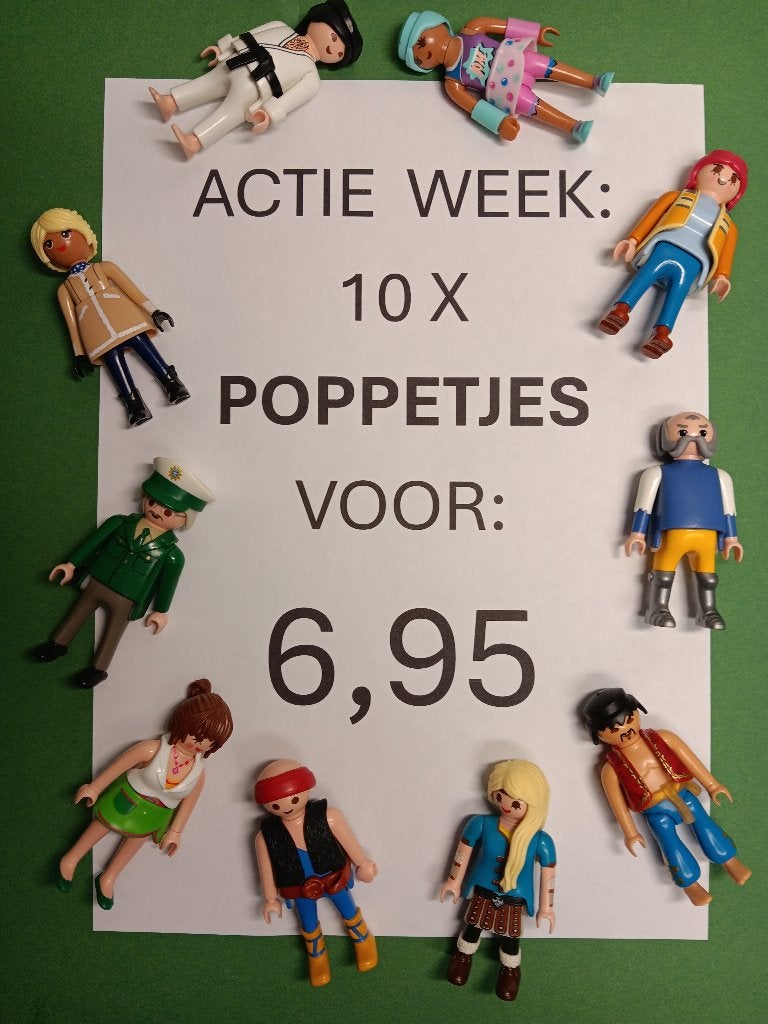 Playmobil Poppetjes GR-01-200 **** ACTIE 10 vóór  6,95 ****, Verzenden, Gebruikt