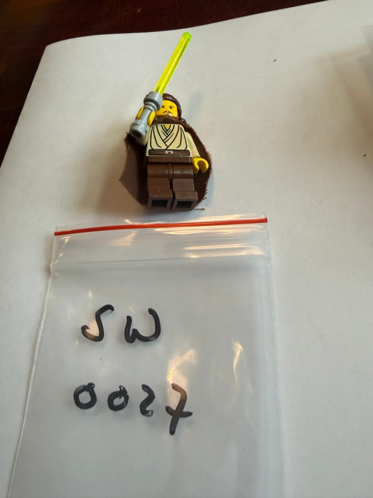 Lego Star Wars SW0027 Qui-Gon Jinn Minifiguur, Kinderen en Baby's, Ophalen of Verzenden, Gebruikt
