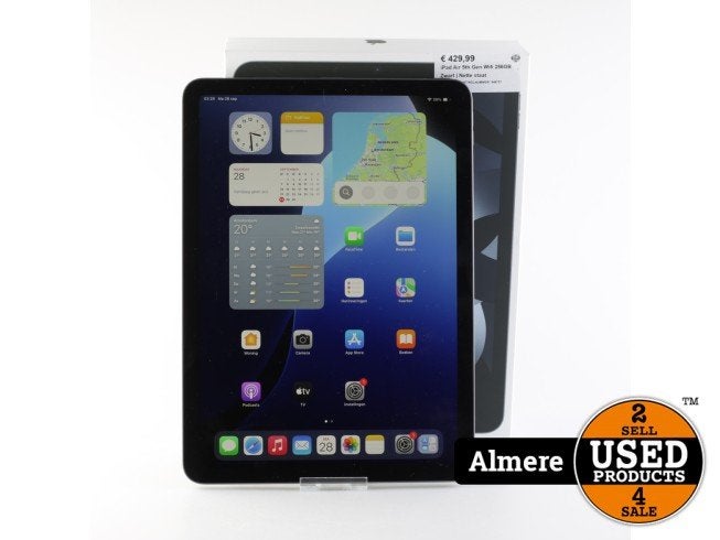 iPad Air 5th Gen Wifi 256GB Zwart | Nette staat