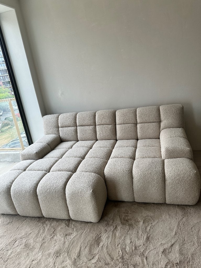 Zitmaxx Trentino bank - nieuw - bouncle/creme, Huis en Inrichting, Banken | Bankstellen, Ophalen, Japandi, Hoekbank, 200 tot 250 cm