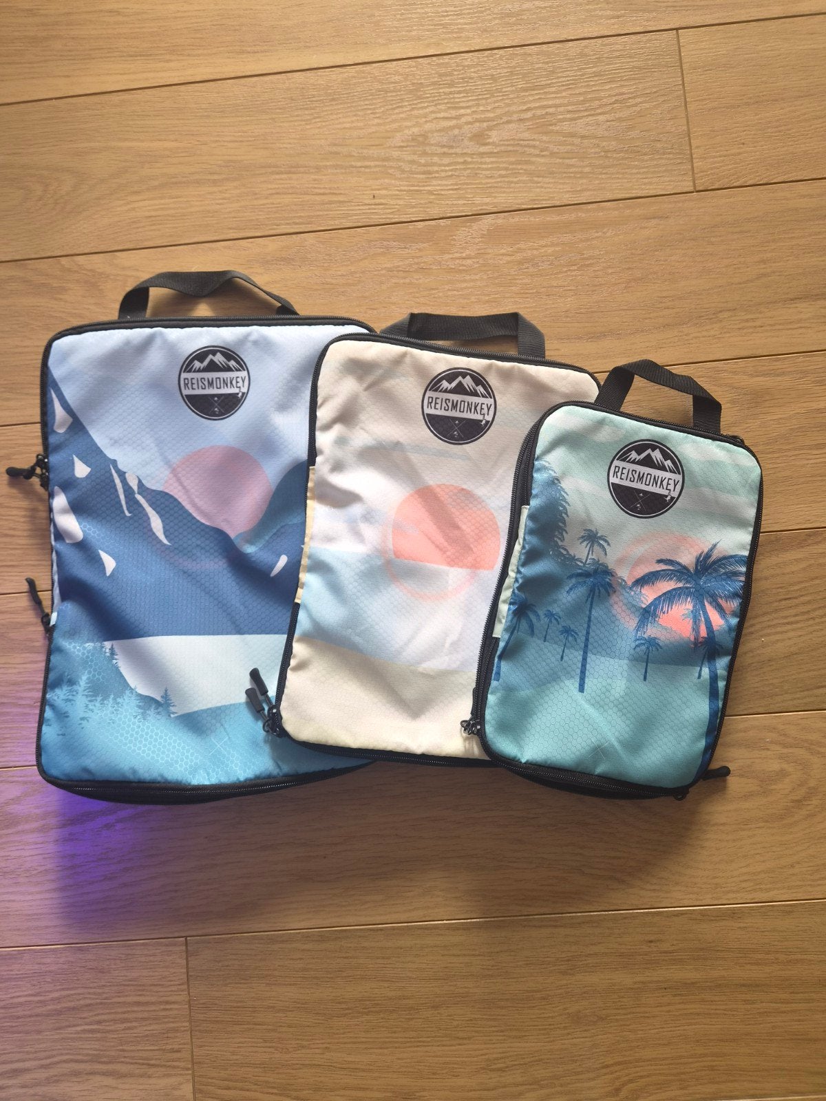 Reismonkey...set van 3 packing cubes, Ophalen of Verzenden, Nieuw, Overige typen, Meerkleurig