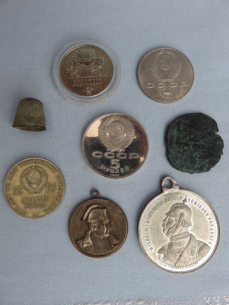 Collectie munten en diversen - Rusland etc., Antiek en Kunst, Ophalen of Verzenden