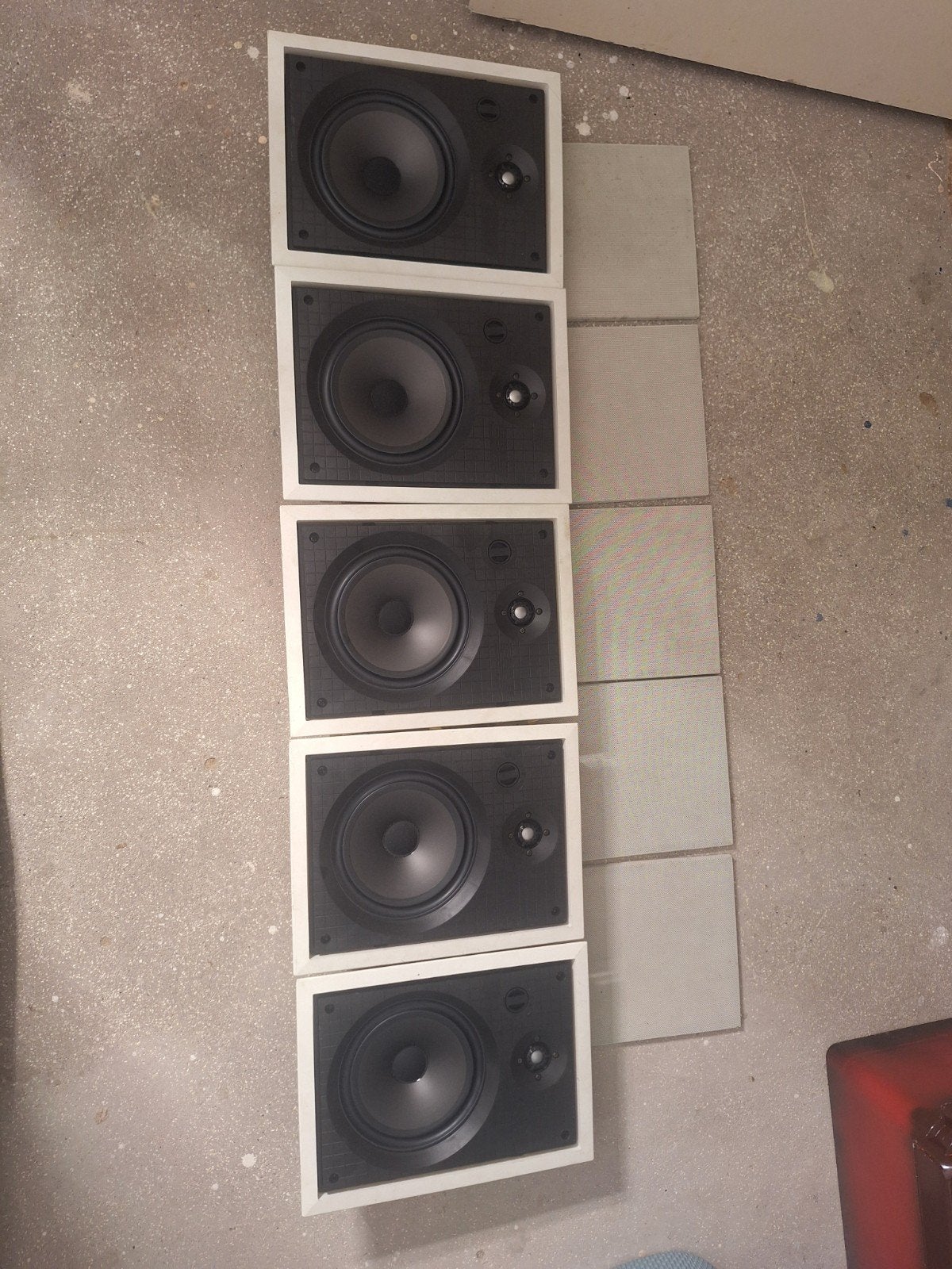 Bowers & Wilkins BP1705 In-Wall Speakers (5 stuks), Audio, Tv en Foto, Ophalen, Gebruikt, Overige typen, Bowers & Wilkins (B&W)