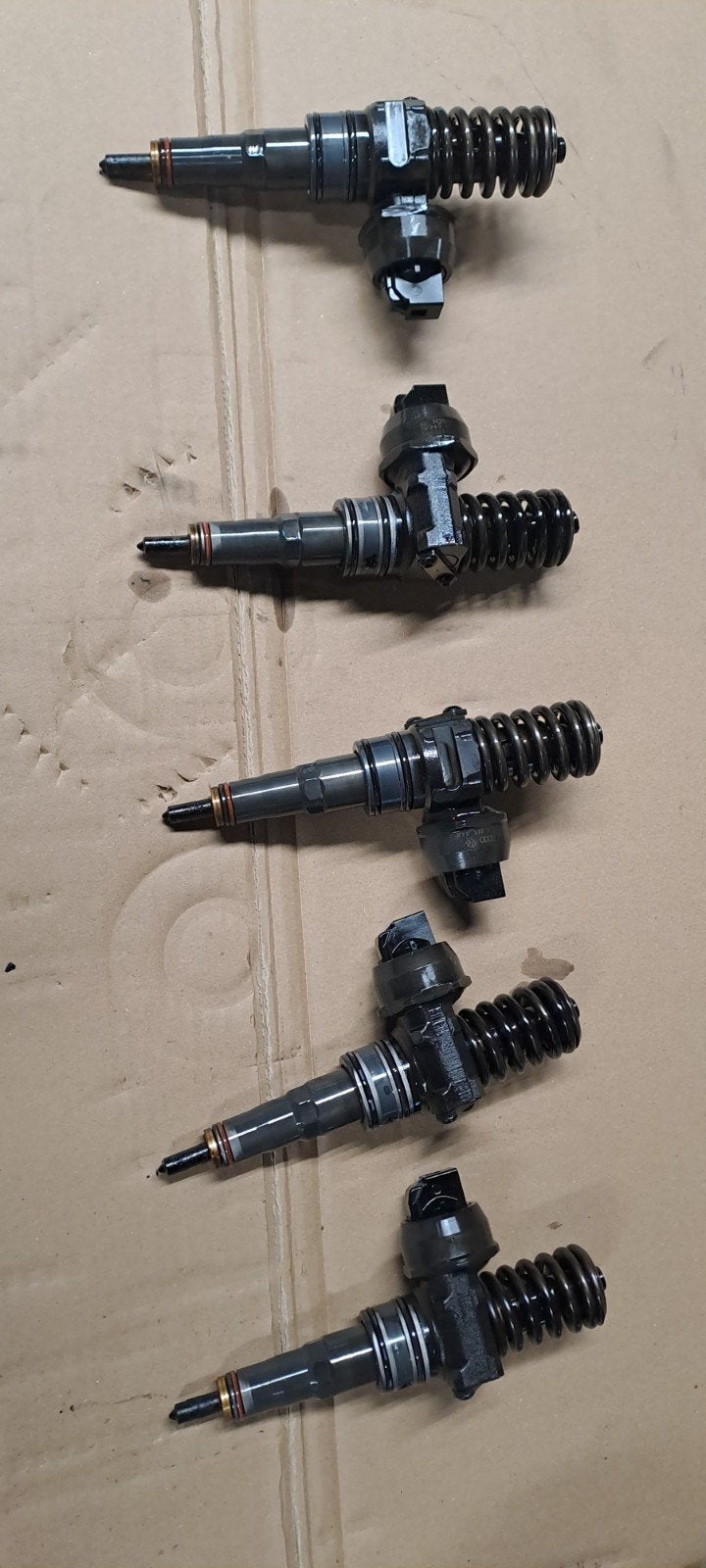 set pompverstuivers T5 2.5tdi BNZ 5 stuks 070130073R, Ophalen of Verzenden, Gebruikt