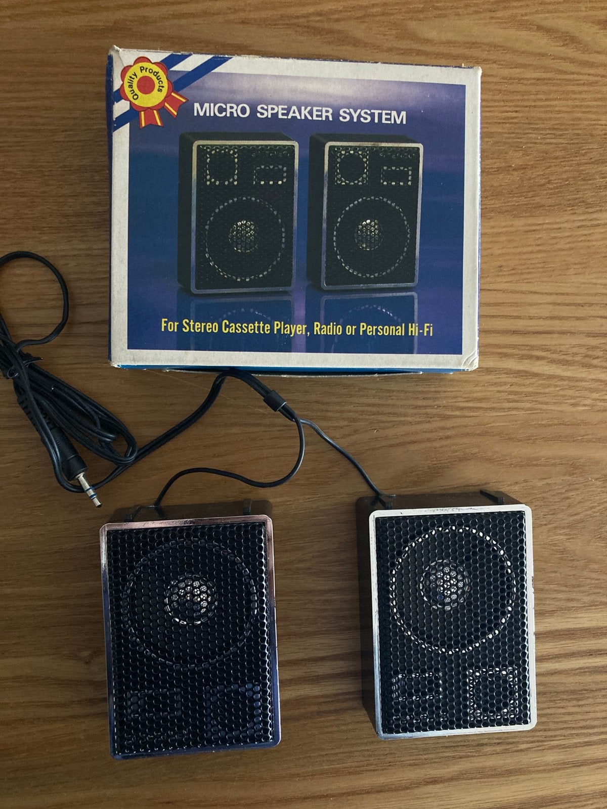 Vintage micro speakers, Computers en Software, Verzenden, Gebruikt