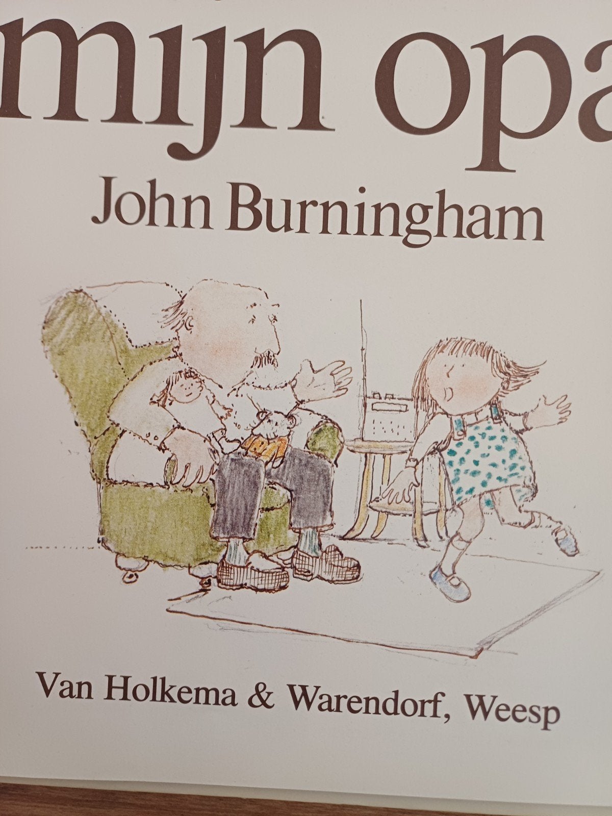 Burningham, John. Mijn oma. SCHAARS., Ophalen of Verzenden, Gelezen, John  Burningham, Prentenboek