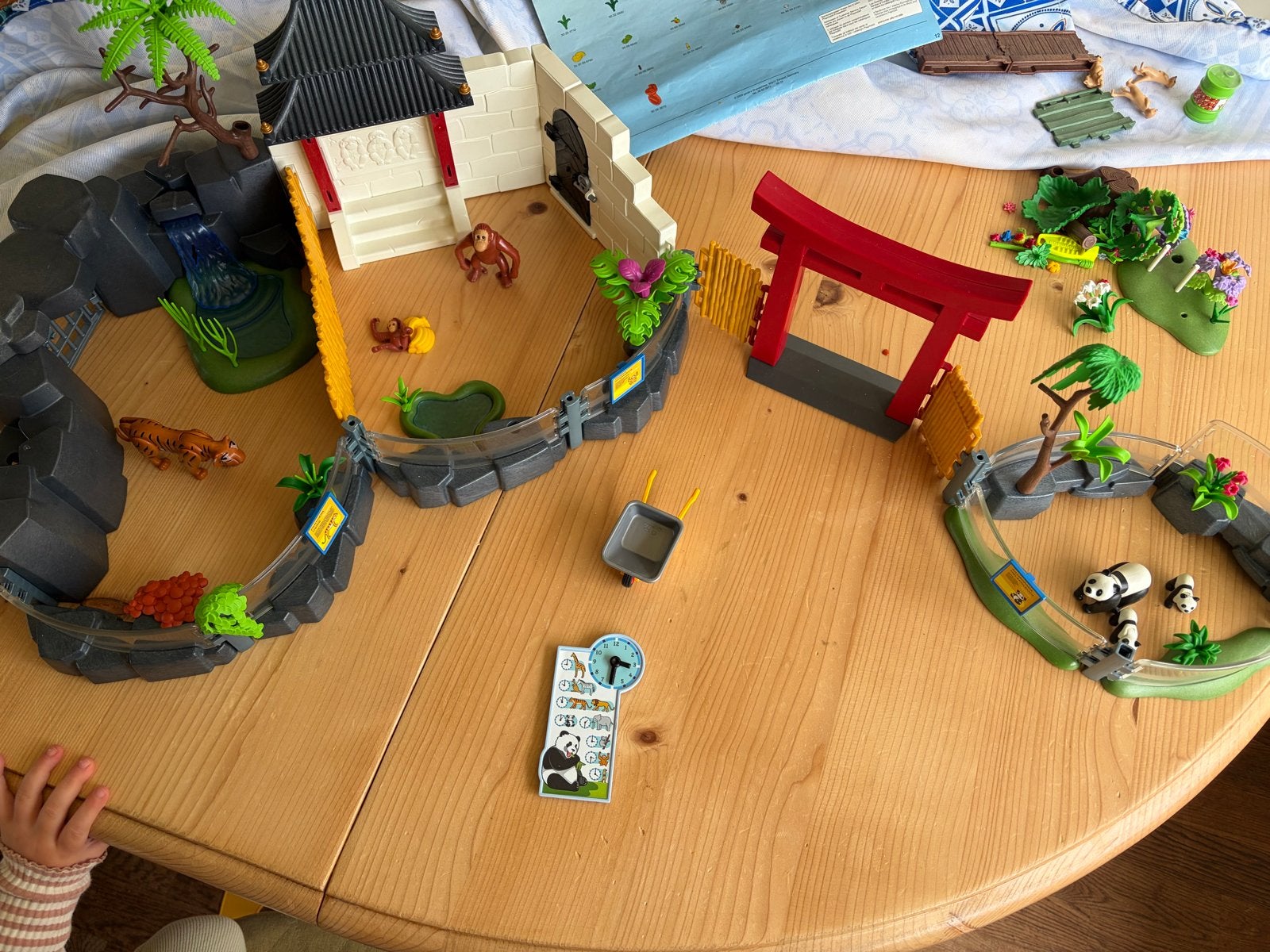 Playmobil Aziatische dierentuin / dierenverblijf, Ophalen of Verzenden, Gebruikt, Jongen of Meisje