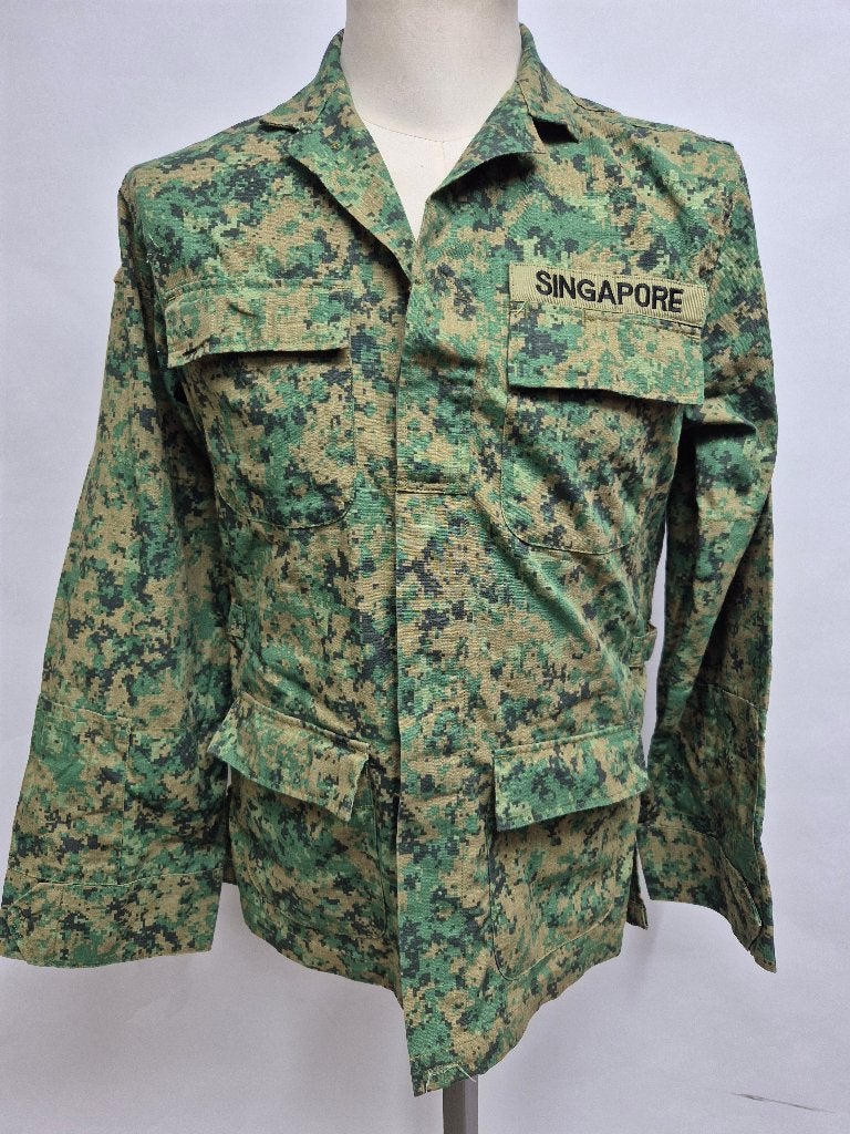 Camouflage jas Singapore origineel!, Ophalen of Verzenden, Landmacht, Azië, Kleding of Schoenen