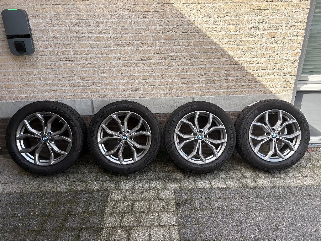 BMW X3 (G01) 19 inch velgen met Michelin winterbanden, Banden en Velgen, Winterbanden, Terreinwagen, Ophalen