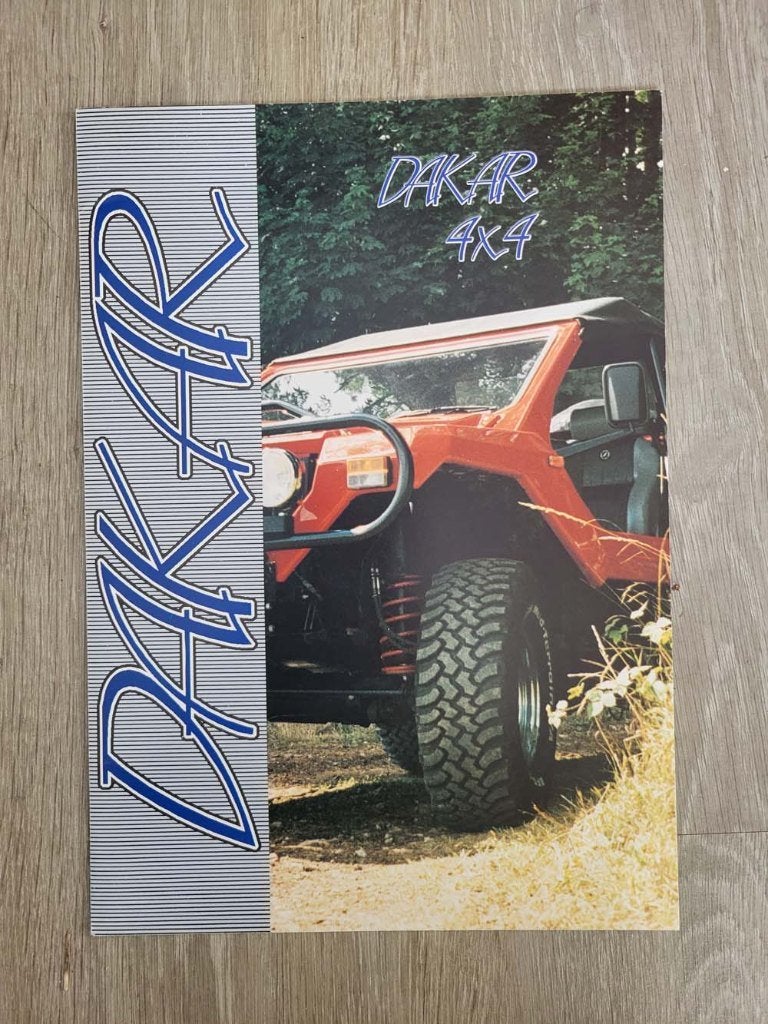 Folder Dakar 4 x 4 ( basis Range Rover ), Ophalen of Verzenden, Zo goed als nieuw, Overige merken