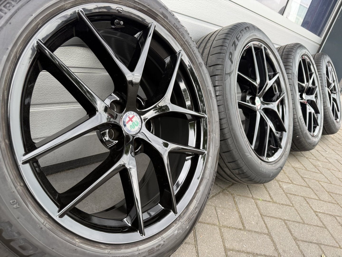 20 “ Alfa Romeo Stelvio Turbo QuadriFoglio Q4 Tonale velgen, Gebruikt, -, -, Banden en Velgen