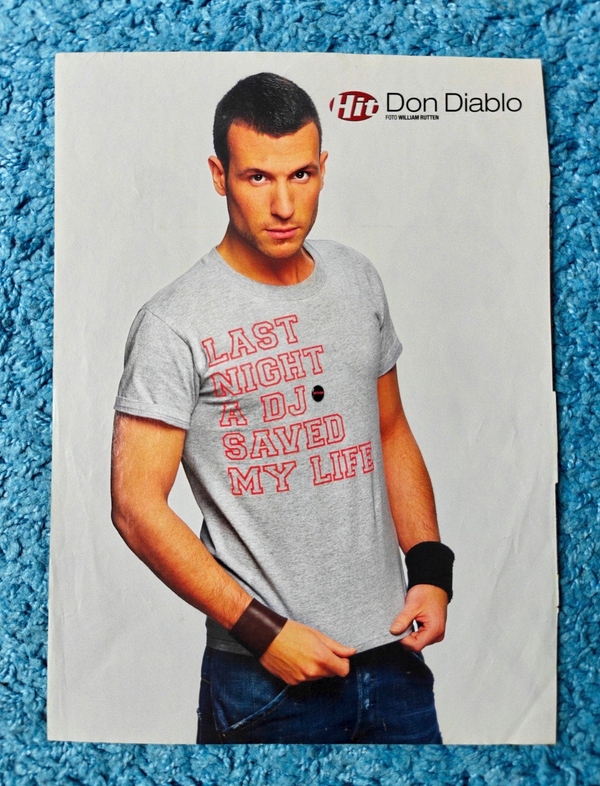 Don Diablo poster hitkrant, Rechthoekig Staand, A4 of kleiner, Nieuw, Ophalen of Verzenden