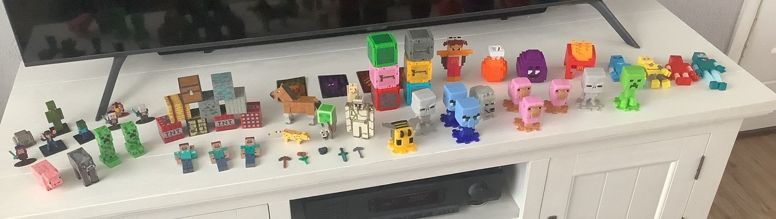 Grote Minecraft Verzameling - Ruim 50 Delig., Ophalen, Gebruikt