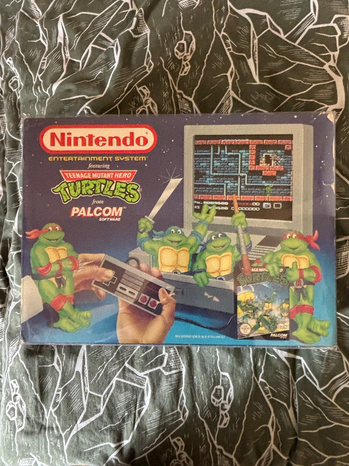 Nintendo NES Teenage Mutant Hero Turtles Palcom Edition, Spelcomputers en Games, Ophalen of Verzenden, Zo goed als nieuw, Met 1 controller