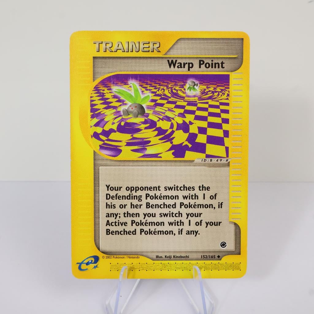 Pokémon - Warp Point (English) Expedition Base Set 152/165, Ophalen of Verzenden, Zo goed als nieuw, Losse kaart