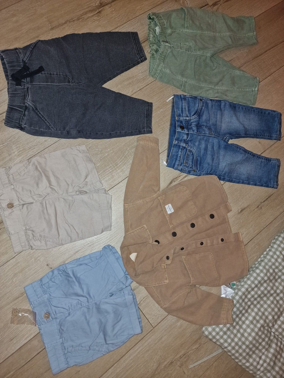 Kledingpakket maat 74/80 - Broekjes en jasje, Gebruikt, Broekje, Ophalen of Verzenden, Jongetje