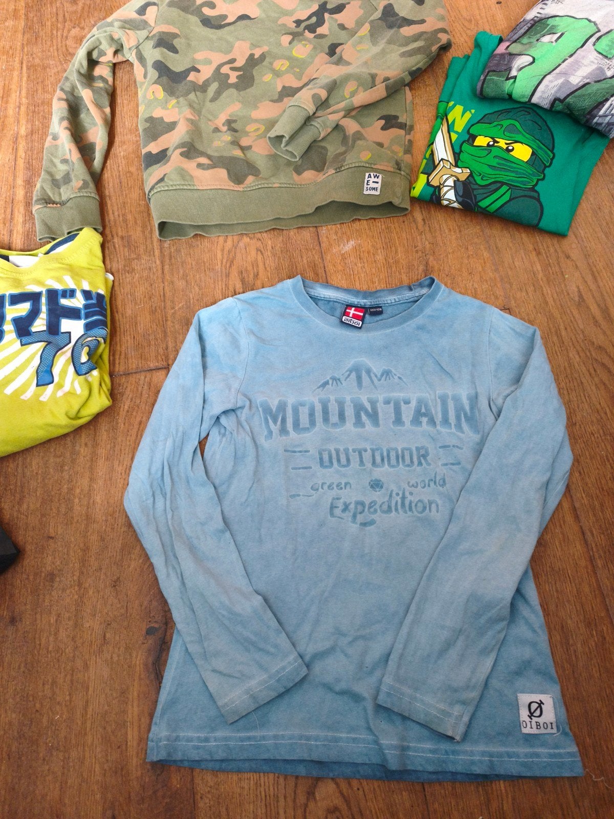 Jongens kledingpakket: Trui, T-shirts, Longsleeve, Gebruikt, Ophalen of Verzenden, Setje, Jongen