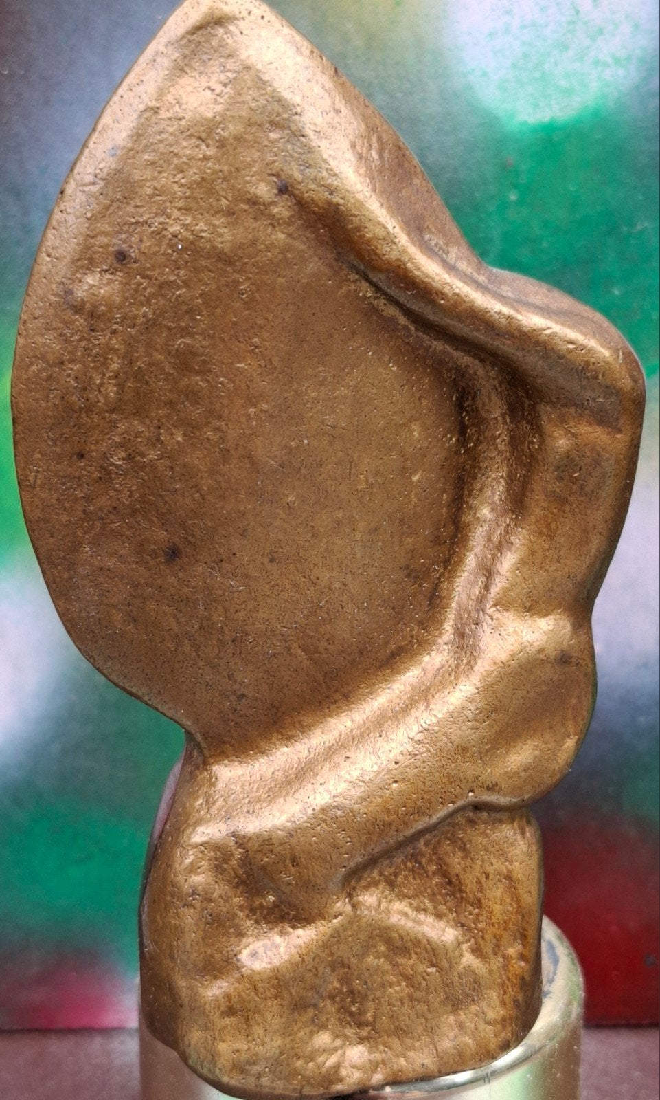 Tête de Pierre. Bronzen sculptuur.  Genummerd.  10.5 cm., Antiek en Kunst, Antiek | Koper en Brons, Brons, Ophalen