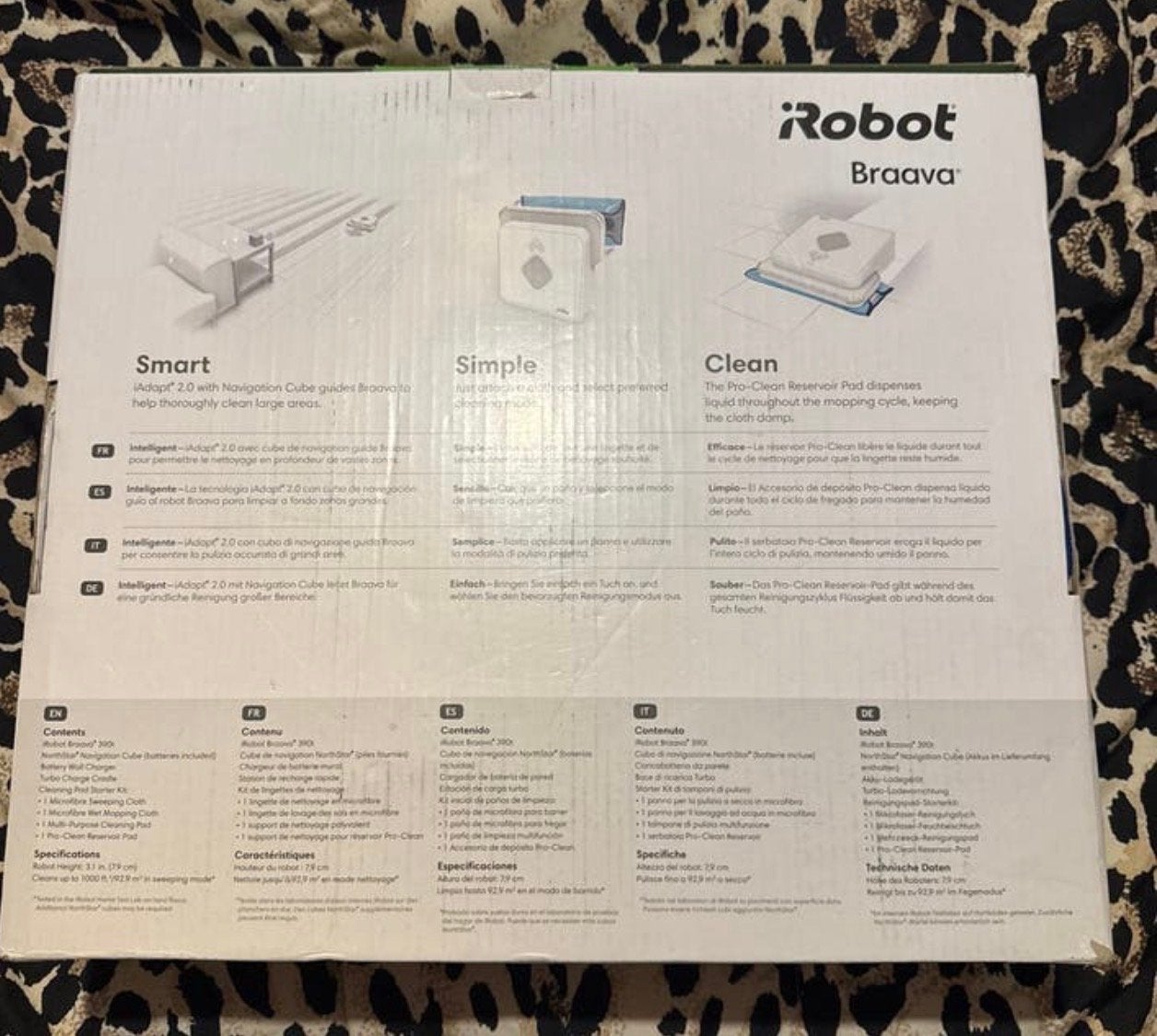 iRobot Braava 390t Dweilrobot - Nieuw in doos, IRobot, Nieuw, Dweilfunctie, Ophalen of Verzenden