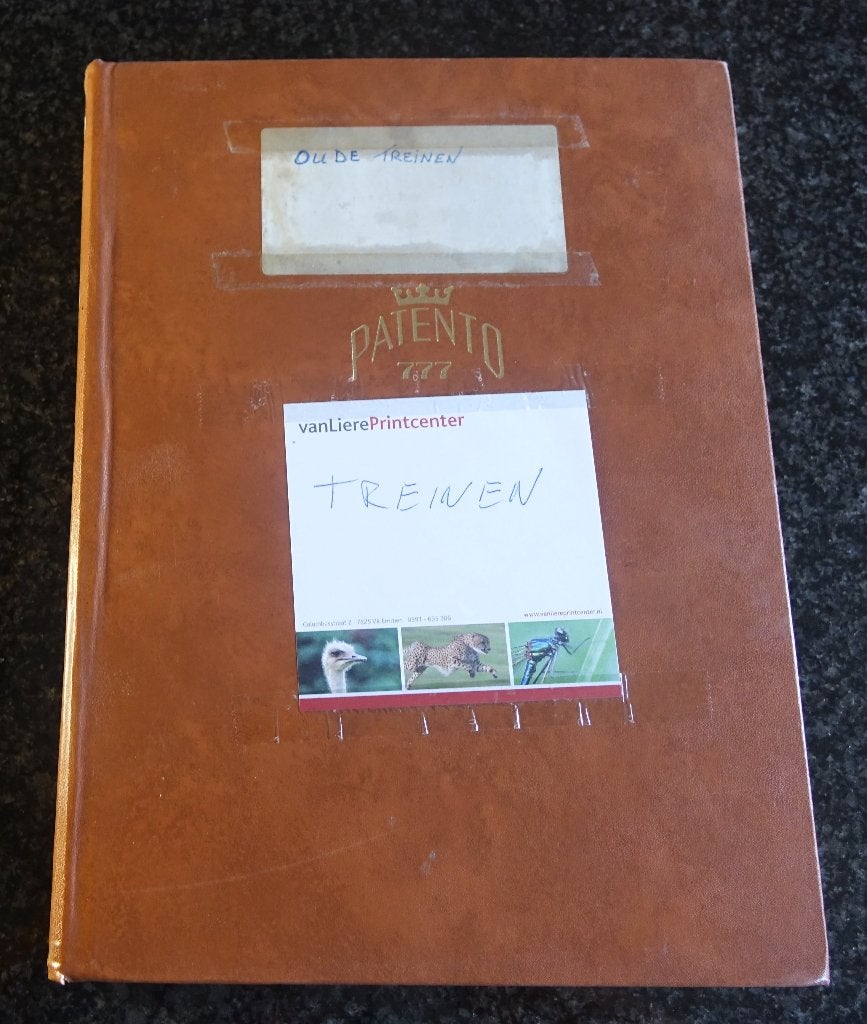 Insteekalbum postzegels Treinen, Ophalen of Verzenden, Treinen