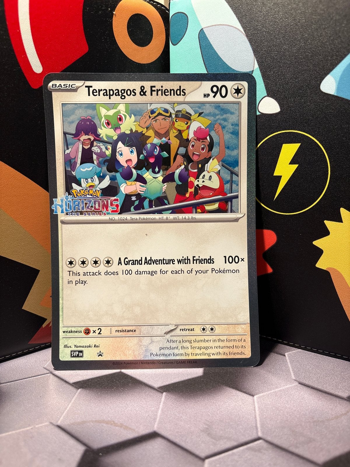 Pokémon Terapagos & Friends XL Kaart - Near Mint/Mint, Ophalen of Verzenden, Zo goed als nieuw, Losse kaart
