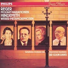 Reger, Hindemith Mozart-Variationen / Weber-Metamorphosen, Mozart, Ophalen of Verzenden, Classicisme, Album