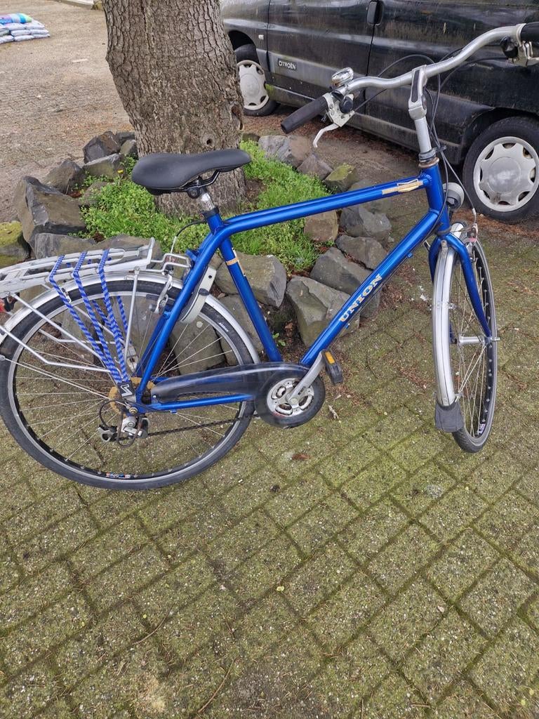 Nette sportieve  Union herenfiets, Fietsen en Brommers, Fietsen | Heren | Herenfietsen, Gebruikt, Versnellingen, 53 tot 57 cm