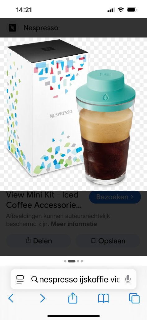 Foto 3 van Nespresso ijskoffie vieuw mini kit collect item voor
