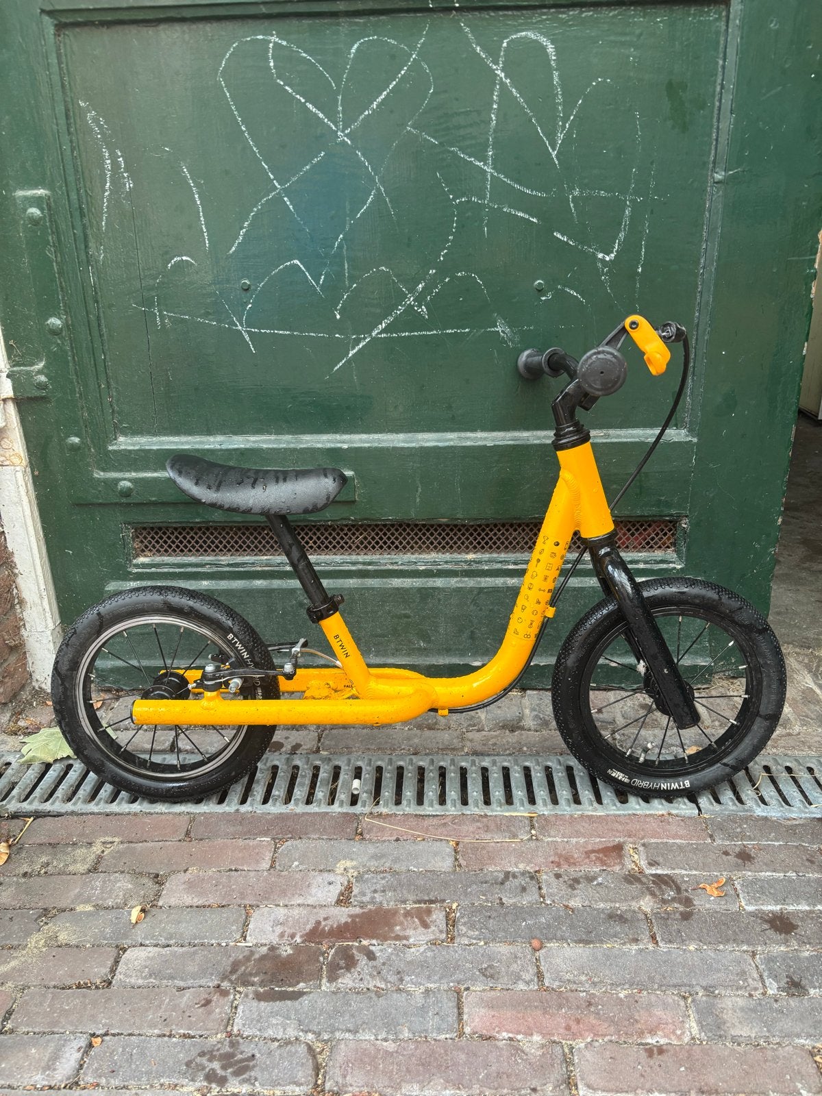 Btwin loopfiets, geel - perfect voor de eerste fietservaring, Kinderen en Baby's, Ophalen, Gebruikt