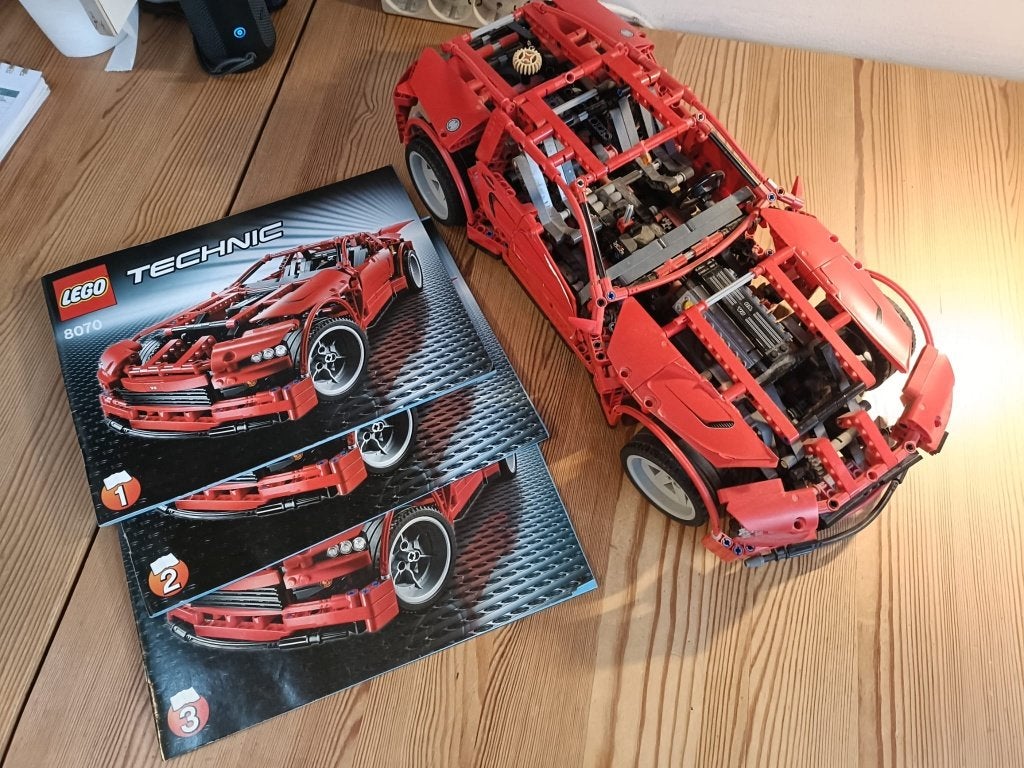 Lego Technic Super Car - 8070, Gebruikt, Lego, Ophalen of Verzenden, Complete set