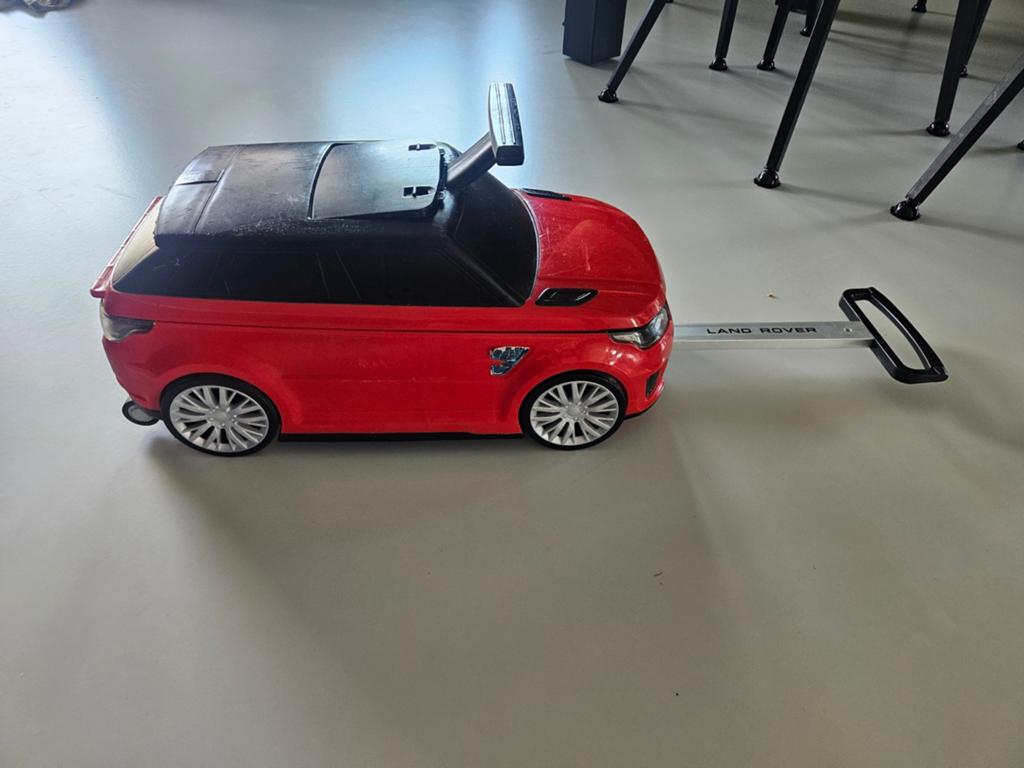 Land Rover speelkoffer / loopauto - Rood, Ophalen, Gebruikt