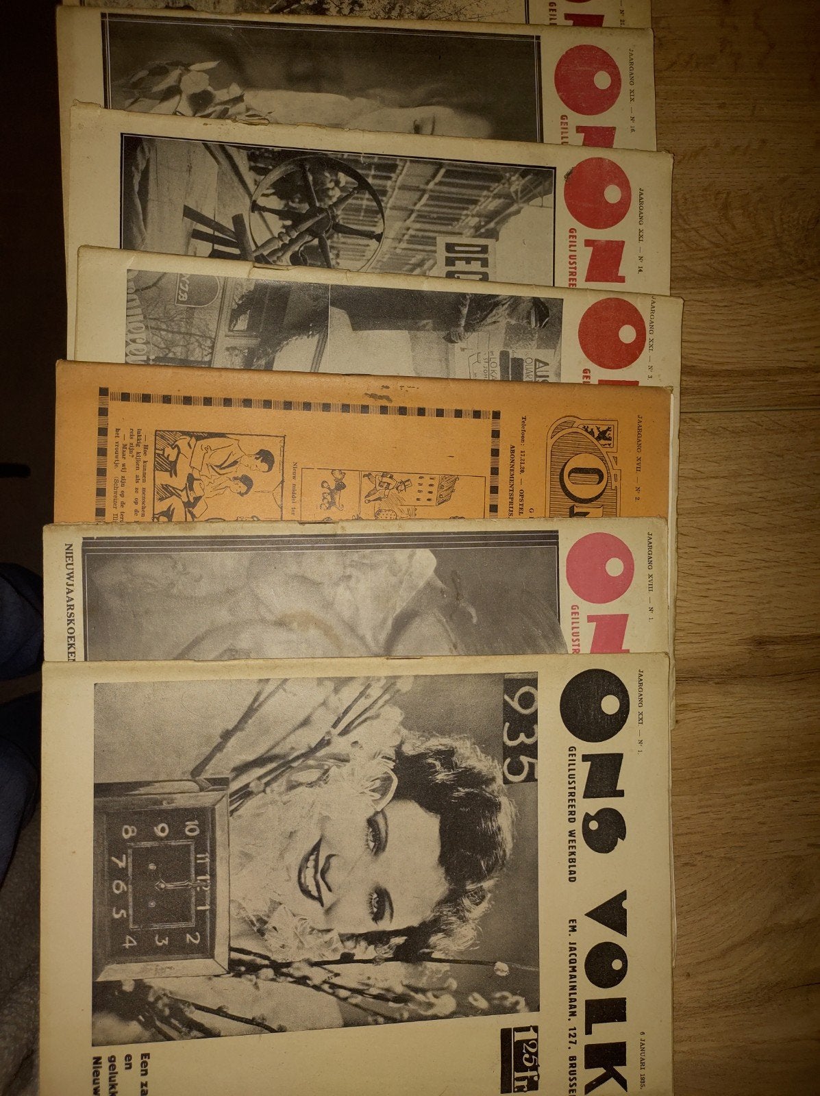 Oud tijdschrift Ons Volk 1935 - Geïllustreerd Weekblad, Ophalen of Verzenden, Gelezen, Overige typen