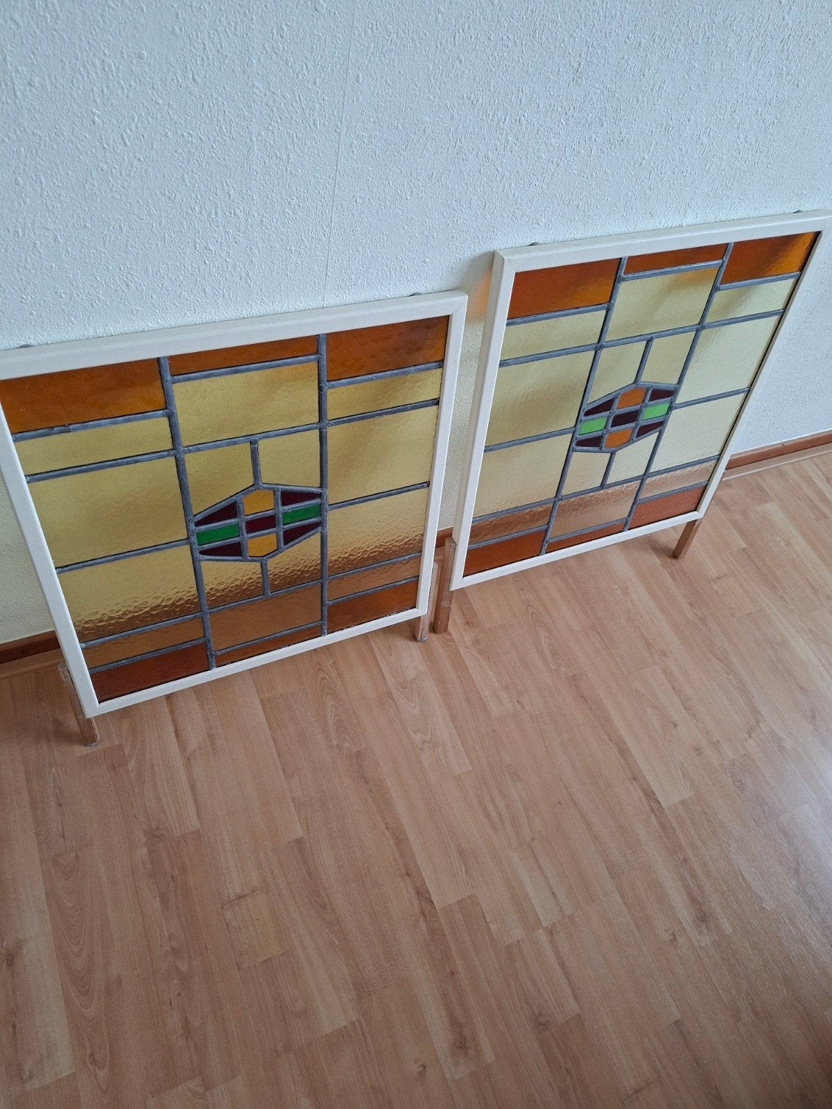 Glas in lood raamdecoratie., Ophalen