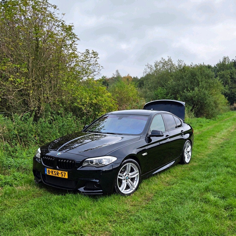 BMW 5-Serie 528I M-Sport 245pk Sedan Aut8 NAP, Automaat, Zwart, 2000 kg, Zwart