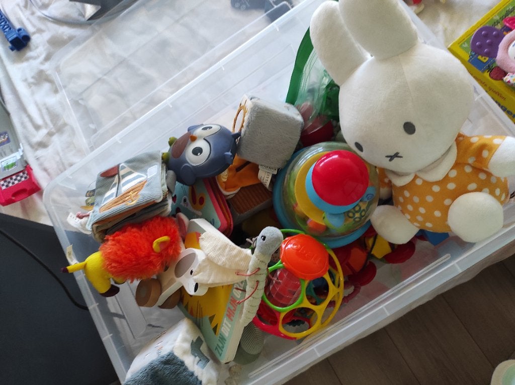 Hele doos met speelgoed baby, Ophalen, Zo goed als nieuw, Overige typen, Met geluid