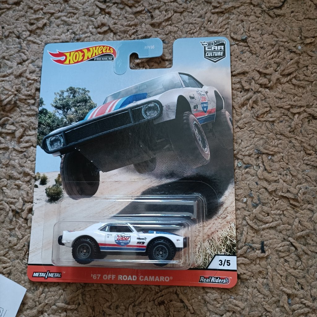 Hot Wheels Real Riders ´67 Off Road Camaro, Ophalen of Verzenden, Nieuw, Auto
