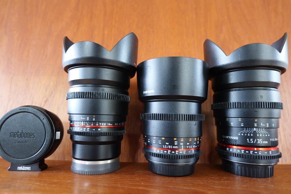 Lenzen Samyang + Speed booster, Audio, Tv en Foto, Fotografie | Lenzen en Objectieven, Ophalen of Verzenden, Zo goed als nieuw