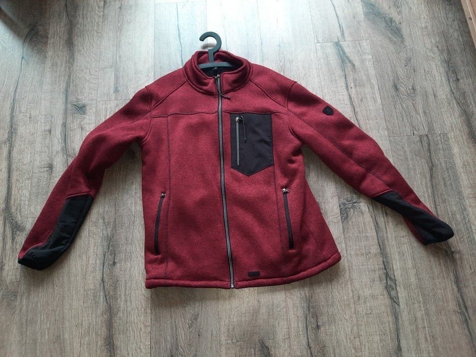 Kjelvik Active Outdoor Fleece Jas Heren XL Rood, Ophalen of Verzenden