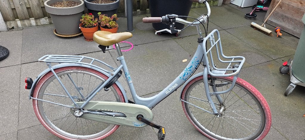 kinderfiets 26 inch Alpina, Ophalen, Gebruikt, 20 inch of meer
