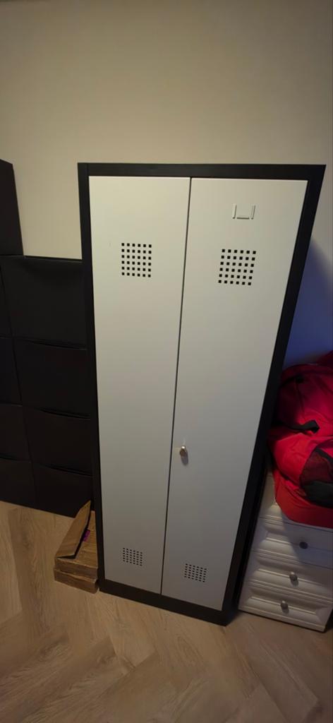 Lockerkast met hang- en legruimte - 180x62x50 cm, Huis en Inrichting, Kasten | Lockerkasten, Ophalen, Gebruikt, Industrieel