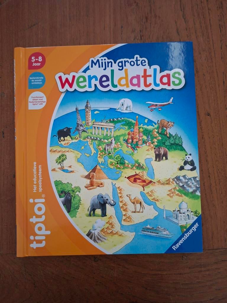 Tiptoi boek 'Mijn grote wereldatlas' - Nieuw!, Ophalen of Verzenden