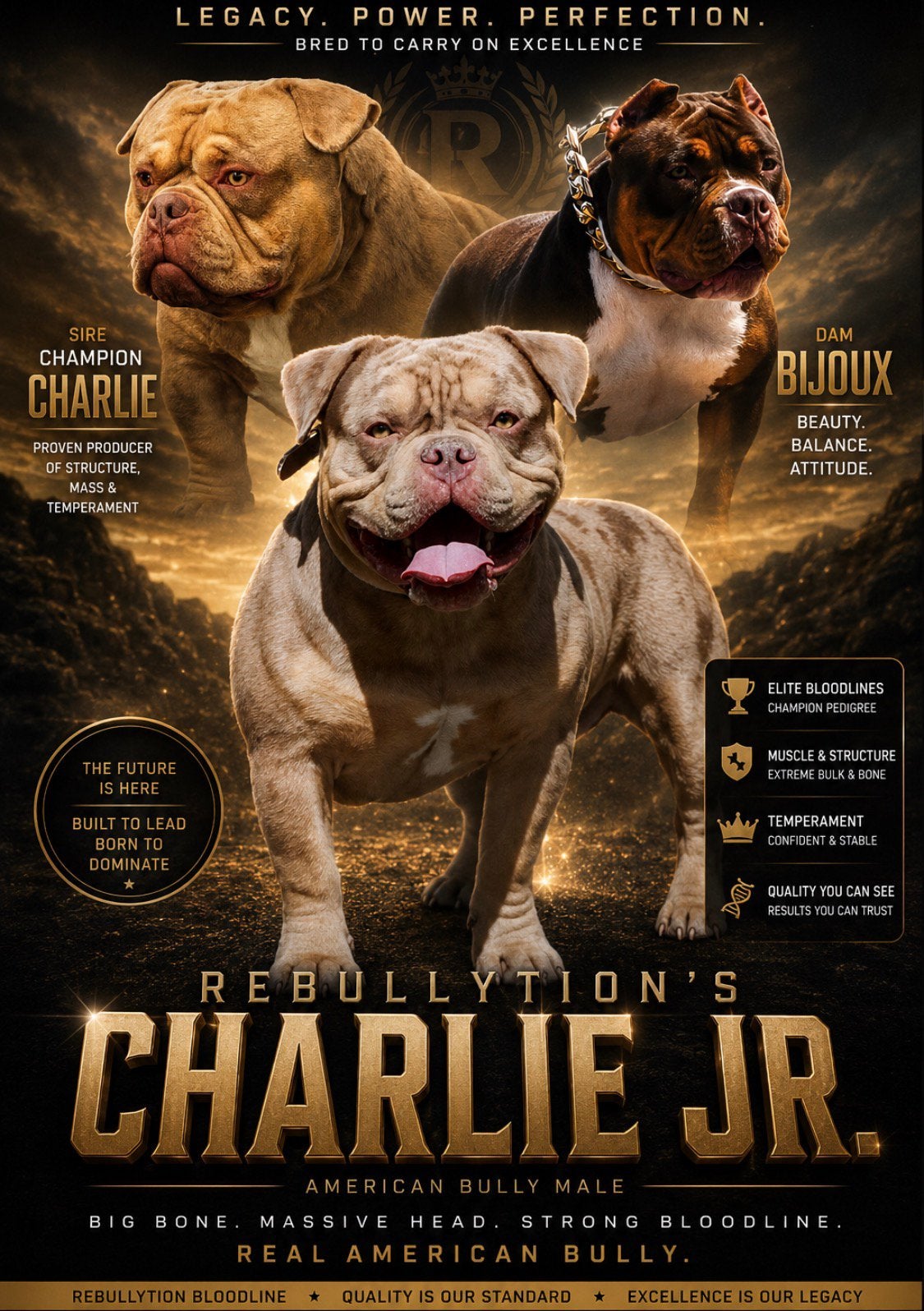 American Bully Micro merle trl Dekreuen Choco en Lilac, Dieren en Toebehoren, 1 tot 2 jaar, Meerdere, Meerdere dieren, CDV (hondenziekte)