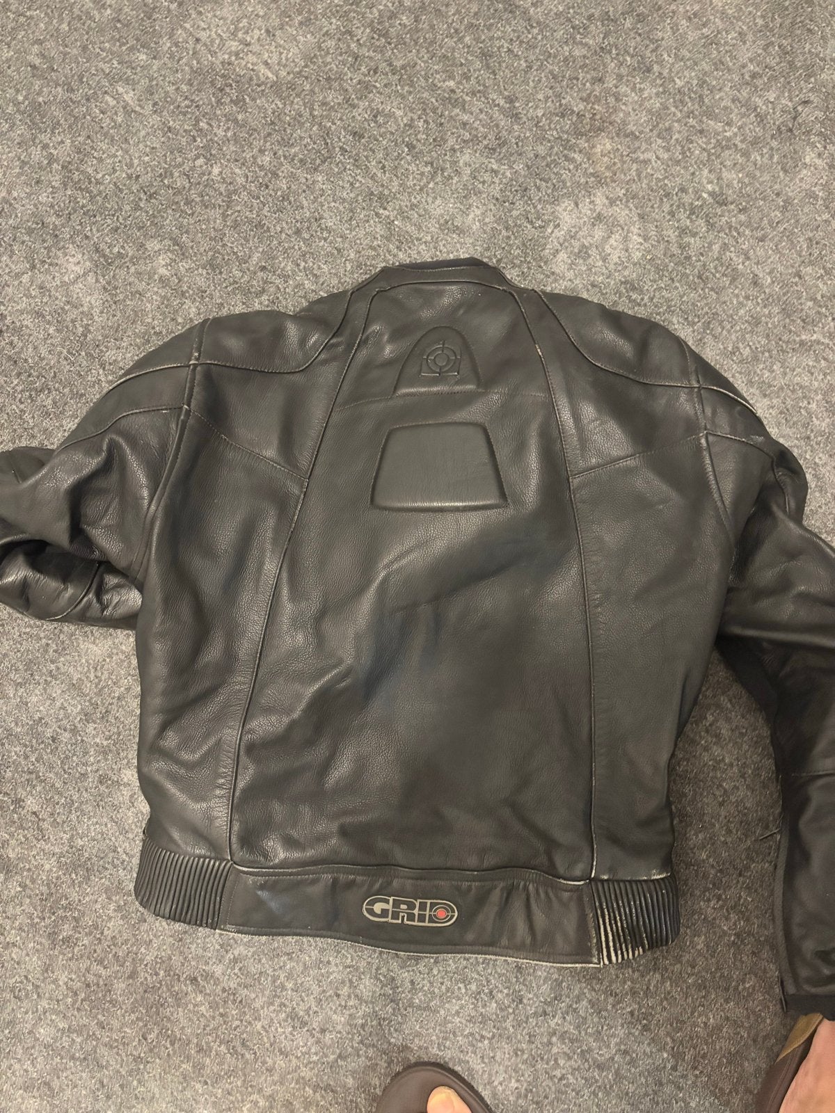 GRI-D Leren Motorjas en Broek - Maat 50, Motoren, Kleding | Motorkleding, Ophalen, Tweedehands, Heren, Combipak
