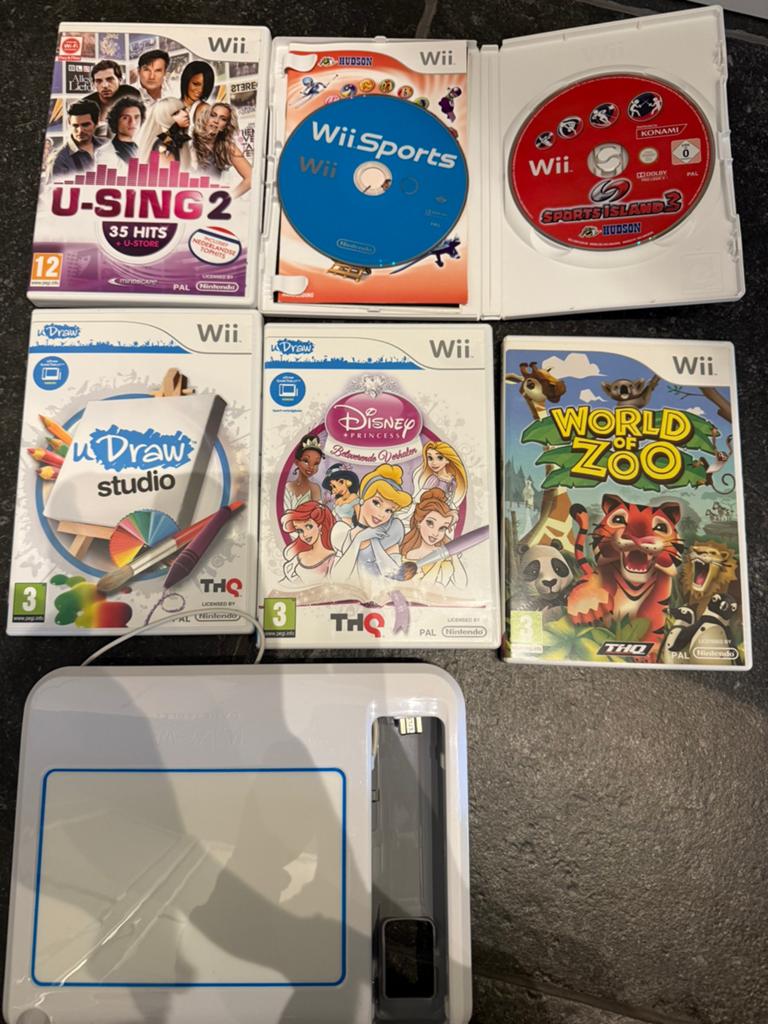 Nitendo Wii games, Spelcomputers en Games, Games | Nintendo Wii, Ophalen of Verzenden, Zo goed als nieuw, Sport, 3 spelers of meer
