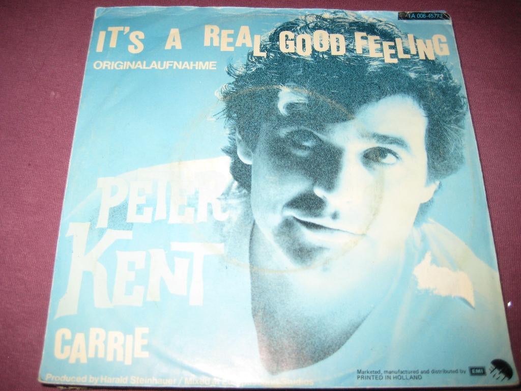 Peter Kent: It`s a real good feeling, Ophalen of Verzenden, Zo goed als nieuw, Pop, Single