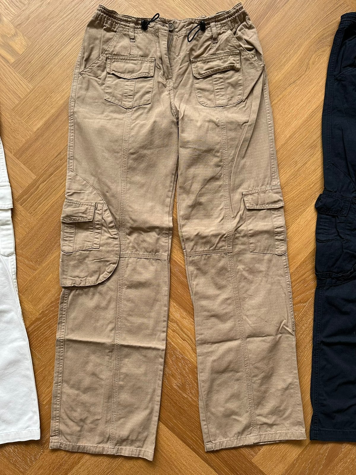 Broek van Brandy Melville, dames, nauwelijks gedragen, Beige, Ophalen of Verzenden, Zo goed als nieuw, Maat 36 (S)